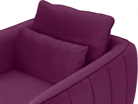 Кресло Amsterdam ОГОГО (арт.342710), (Ткань/Фиолетовый)