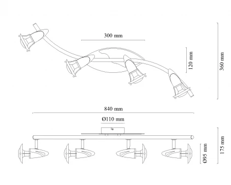 Спот Globo LORD 5438-4