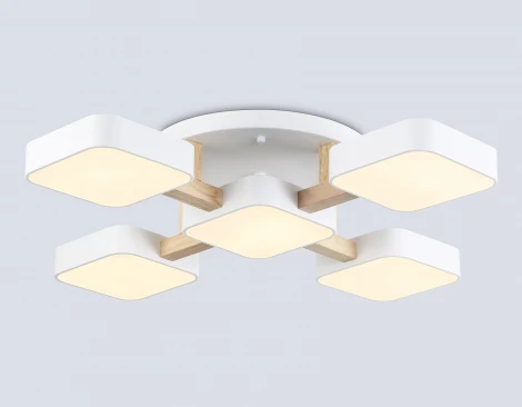 Потолочная люстра светодиодная на штанге с регулировкой цветовой температуры Ambrella COMFORT FL4881 (220V)