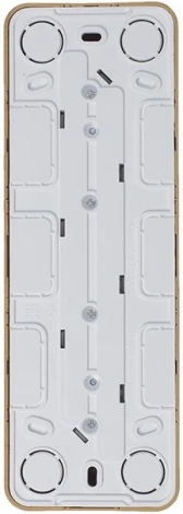 Розетка накладная четверная с заземлением и шторками (ясень) Systeme Electric Blanca BLNRA011415