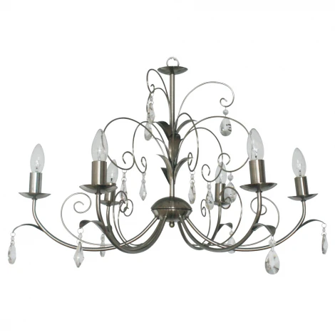 Подвесная люстра IDLamp 835 835/6-Whitechrome