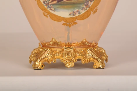 Интерьерная настольная лампа Abrasax Lilie TL.8102-1GO (220V, выключатель)