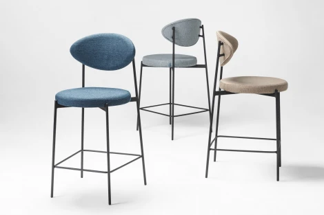 Стул полубарный Gawaii Grey R-Home арт.410254100h_Gray