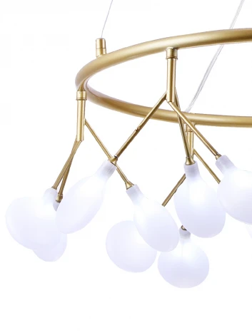 Подвесная люстра Natali Kovaltseva Grace 75125/6С GOLD SATIN