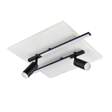 Потолочный светильник светодиодный со спотом Lumion Stells 8256/40CL белый/черный, металл/пластик LED 40W 3000-6500К 220V