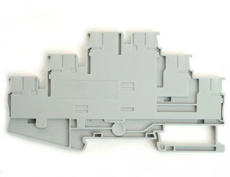 Зажим пружинный 6-и проводной проходной Stekker 49248