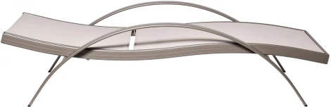 Шезлонг Garda Decor 39AR-SHEZ-254 (Серый/Серый)