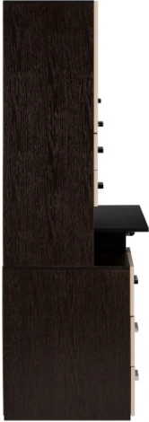 Стол компьютерный Woodville Джаз-17 правый венге / дуб молочный 318947