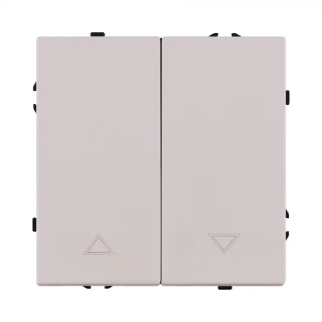 Механизм управления жалюзи 2-клавишный кашемир матовый Kollinger Eclipse EC-013CM