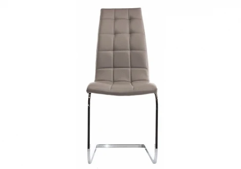 Обеденный стул на металлокаркасе Woodville Valenza серый 1508