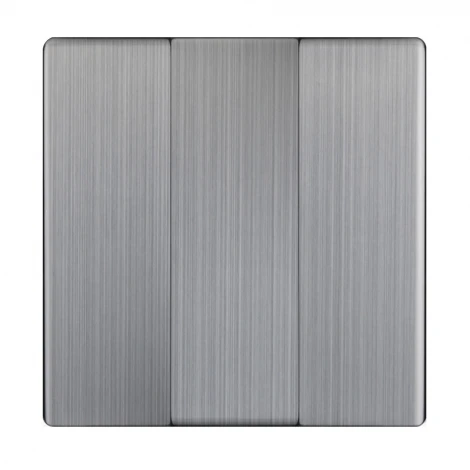 Набор клавиш для выключателя трехклавишного (глянцевый никель) Werkel W1139002 (a051078)