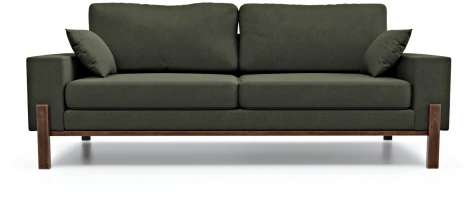 Диван Arsko прямой Хангель велюр зеленый