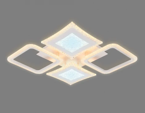 Потолочная люстра Ambrella Acrylica Original FA430 (регулировка яркости, LED, 220V, пульт управления, управление смартфоном, умный дом - PC.Lamper)