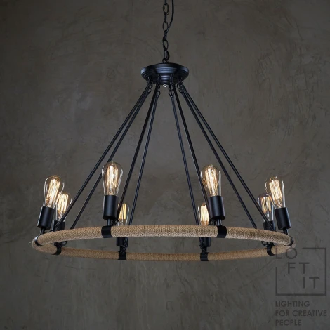 Подвесная люстра Loft It Rope Filament LOFT1861/8 кольцо