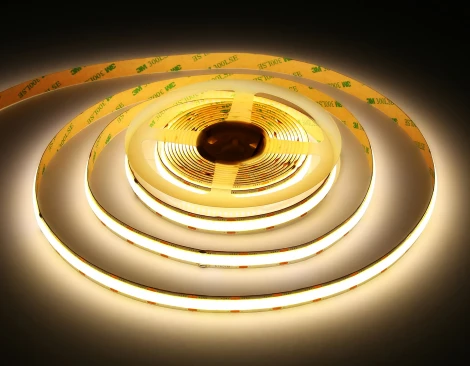 Светодиодная лента COB 616Led/19W m/ 24V IP20 4500K/ 5m*12mm*2mm (2 конт.) Ambrella Illumination GS4802