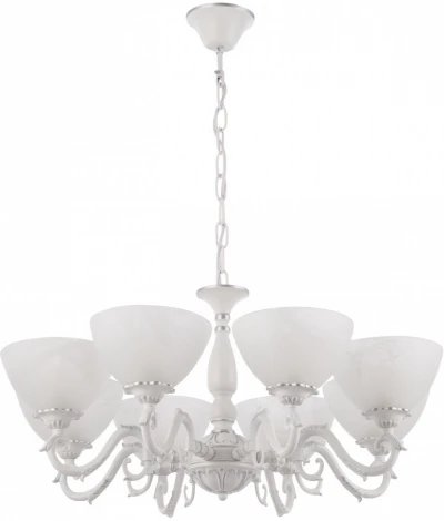 Подвесная люстра Arte Milano AM340518 340518/8 WT+SL (220V, на цепи)