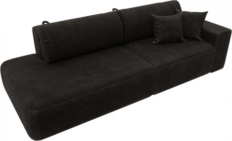 Диван прямой Лига-036 НПБ Модерн подлокотник справа Лига Диванов (Велюр) арт.127708