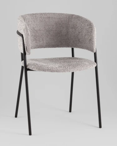 Кресло Нэлли New, букле светло-серый Stool Group арт.УТ000039411