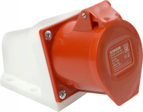 Розетка с защитной крышкой Stekker ST 49436