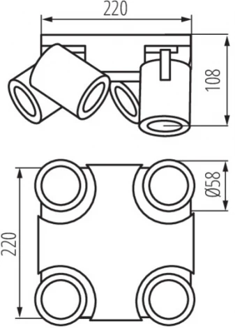 Спот Kanlux LAURIN 29129 (220V)