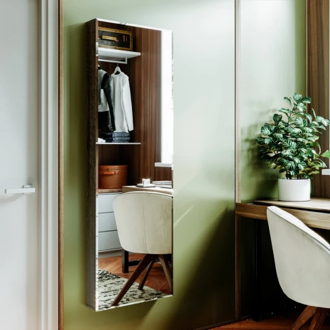 Гладильная доска БТС Смарт с зеркалом, венге 00-00006471