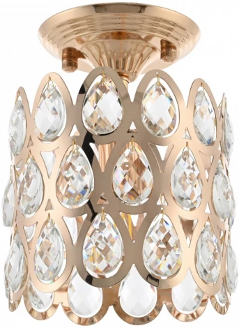 Потолочная люстра хрустальная на штанге Arte Milano Sorrento-1019 371019/1/50/190 GD (220V)