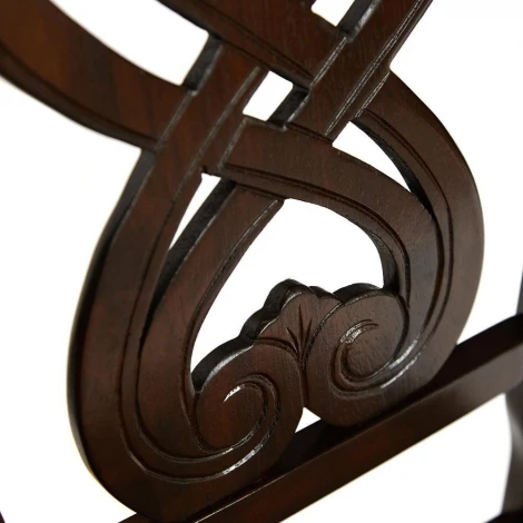 Стул -Андромеда/ Andromeda Cappuchino, ткань коричневая S 168-7 (дерево гевея)