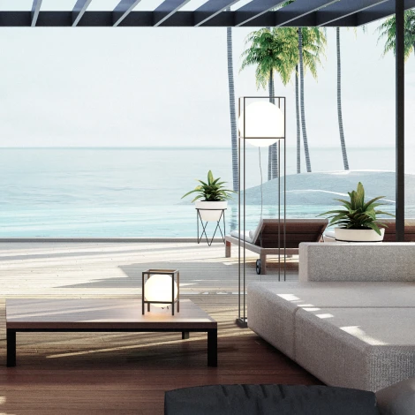 Интерьерная настольная лампа Mantra Desigual 7612 (220V, шар, куб)