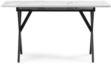 Стол деревянный Гурдун белый / черный 464908 Woodville