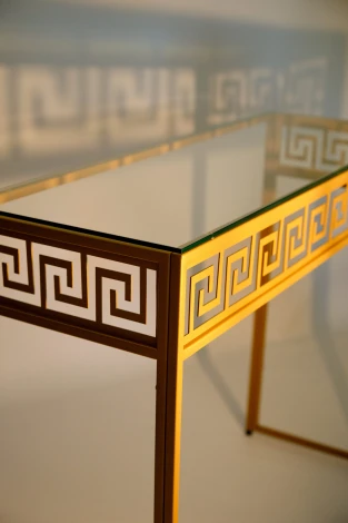 Консольный стол AllConsoles 1061-CG clear золотой