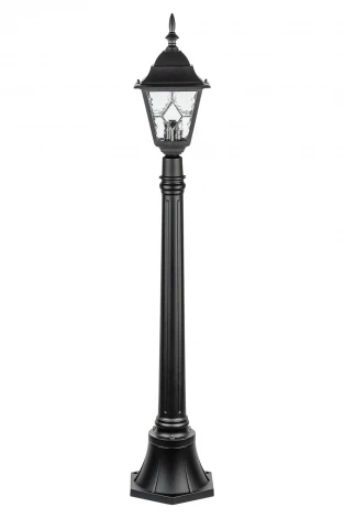 Наземный фонарь Oasis Light QUADRO M lead GLASS 79907MlgW Bl (220V, IP44)