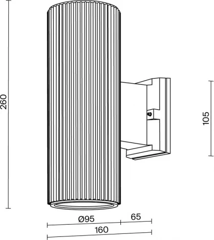 Архитектурная подсветка Maytoni Rando O419WL-02W (220V, круглые, IP54)