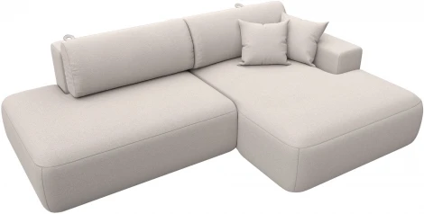 Диван угловой Лига-036 НПБ Модерн правый угол Лига Диванов (Замша) арт.127782