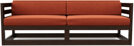 Диван Arsko Магнус Б венге велюр терракотовый