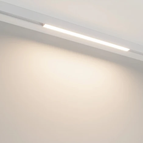 Трековый светильник магнитный MAG-FLAT-25-L800-24W Day4000 (WH, 100 deg, 24V) (Arlight, IP20 Металл) 050062 (LED)