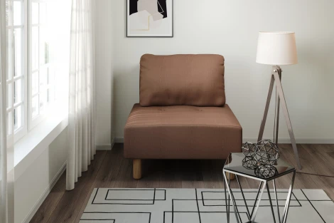 Кресло Arsko Свельд коричневая рогожка