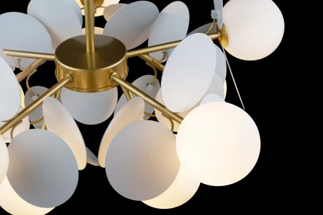 Подвесная люстра Loft IT Matisse 10008/10 white (для детской, 220V, шарики)