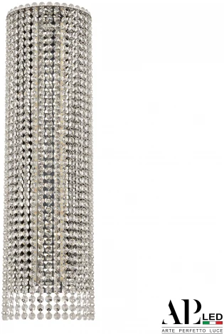 Бра светодиодное APL LED Sicilia SH500.B5.20-70.A.Ni.4000 (220V, хрусталь)