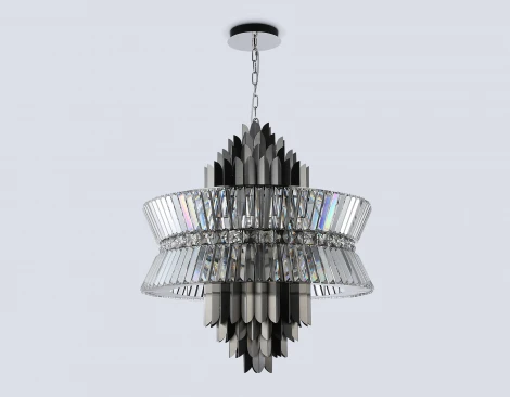 Подвесная люстра с хрусталем Ambrella High Light LH41026 (220V, на цепи)