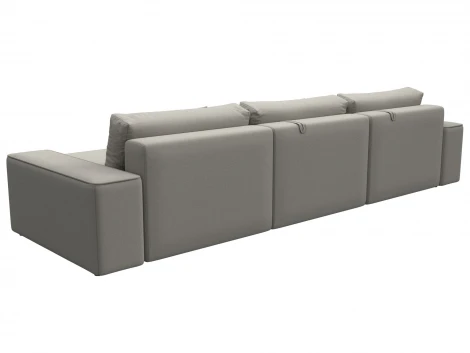 Диван угловой Лига-074 угол универсальный (ДСП/Пластик/Рогожка/Бежевый) Лига Диванов 129855