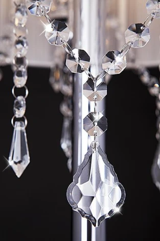 Торшер Eurosvet 2045 2045/3F хром/белый (220V, круглые)