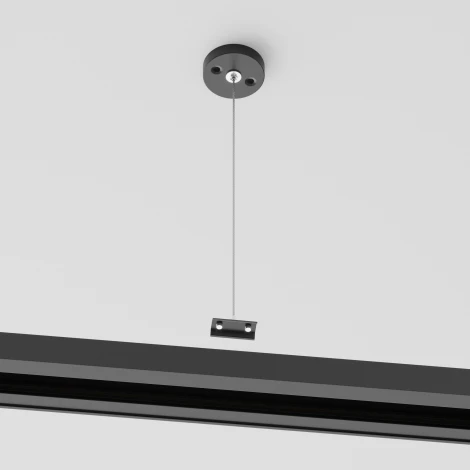 Подвес тросовый 1шт Unity черный (однофазный) Maytoni Technical TRA001CW-11B