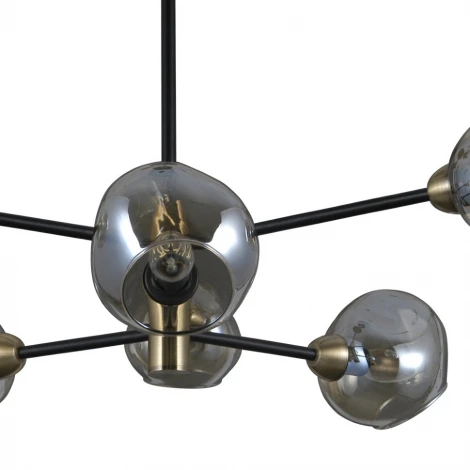 Потолочная люстра Seven Fires Borno SF4003/6C-BK-AB
