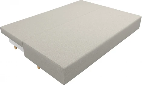 Диван прямой Лига-033 (Бежевый/Рогожка) Лига Диванов арт.124709