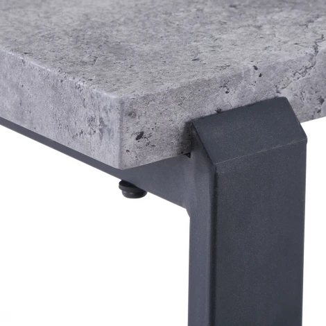 Стол Grey 120x80x77см, серая лава