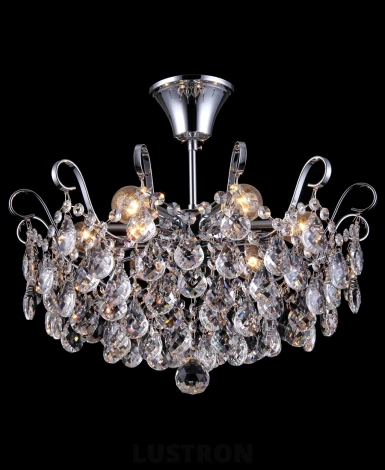 Потолочная люстра Natali Kovaltseva Happy Diamonds I 11546/6C CHROME