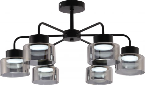 Потолочная люстра на штанге Rivoli Marsha 9193-306 6хGX53 15 Вт