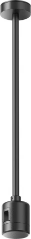 Крепление потолочное Medium 300мм с прямым коннектором питания Flarity черный Maytoni Accessories for tracks Flarity TRA158С-IPC1-B (24V)
