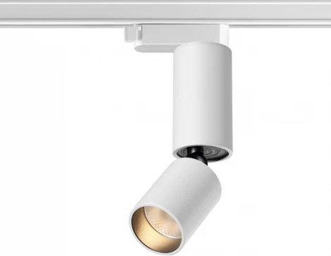 Светильник трековый однофазный трехжильный Novotech Tubo 359318 белый LED 5W 220V 3000K 600Лм (круглые)