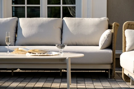 "Аликанте" лаунж-зона из искусственного ротанга, цвет соломенный 4SIS арт.УТ-00007466